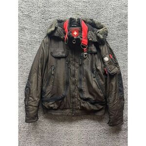 Wellensteyn Rescue Waterproof Hooded Jacket RainbowAirTec Brown Mens Size XL‎